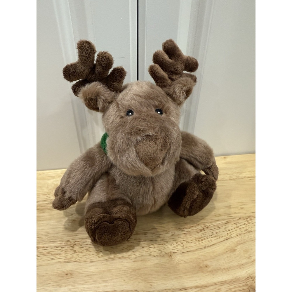 Bath & Body Works Moose Christmas Plush Reindeer Stuffed Animal Toy 8" Brown